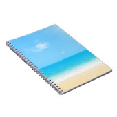 Blauwe zomerbak notitieboek (Rechterzijde)