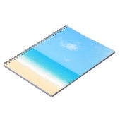 Blauwe zomerbak notitieboek (Linkerzijde)