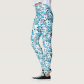 Blauwe Zomherder Leggings vrouwen (Links)