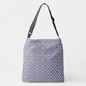 Blauwe zon crossbody tas (Achterkant)