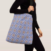 Blauwe zon crossbody tas (Dichtbij)