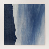 Blauwe zon legpuzzel (Horizontaal)