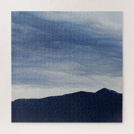 Blauwe zon legpuzzel