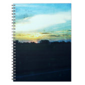 Blauwe zon notitieboek (Voorkant)