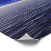 Blauwe zon poster (Hoek)