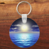 Blauwe zon sleutelhanger (Voorkant)