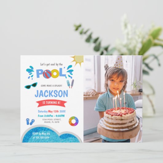 Blauwe zondebok kaart (Staand voorkant)