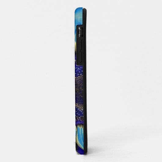 Blauwe zonnebloem 2 Case-Mate iPhone case (Achterkant/links)