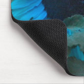 Blauwe zonnebloem 2 Muismat (Hoek)