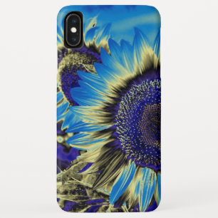 Blauwe zonnebloem Case-Mate iPhone case