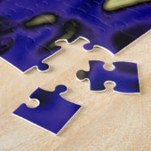 Blauwe Zonnebloem Legpuzzel (Zijkant)