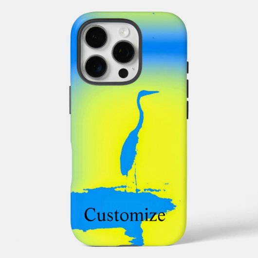 blauwe zonnebrand Case-Mate iPhone case (Achterkant)