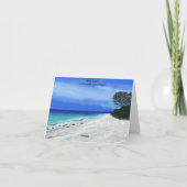 Blauwe Zonneondenking van je kaarten (Achterkant)