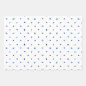 Blauwe zonneschijn en regenboogpapierbladen inpakpapier vel (Voorkant 2)