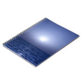 Blauwe zonsondergang notitieboek (Linkerzijde)