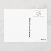 Blauwe zonsondergangen afgebeeld Meer van Sunapee, Briefkaart (Achterkant)