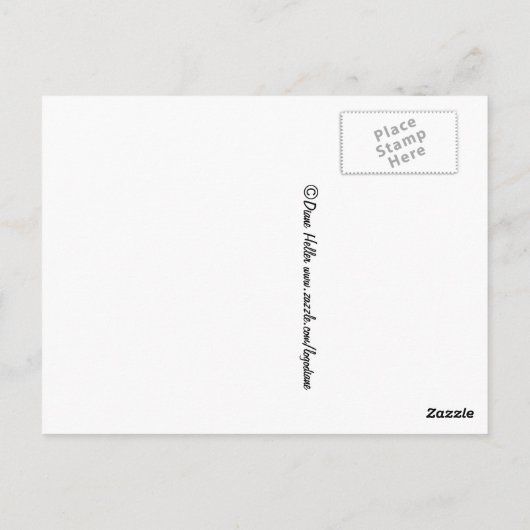 Blauwe zonsondergangen afgebeeld Meer van Sunapee, Briefkaart (Achterkant)