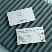 Blauwe zure derbloemflora visitekaartje