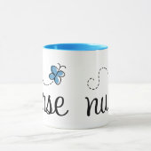 blauwe zure Mok (Midden)