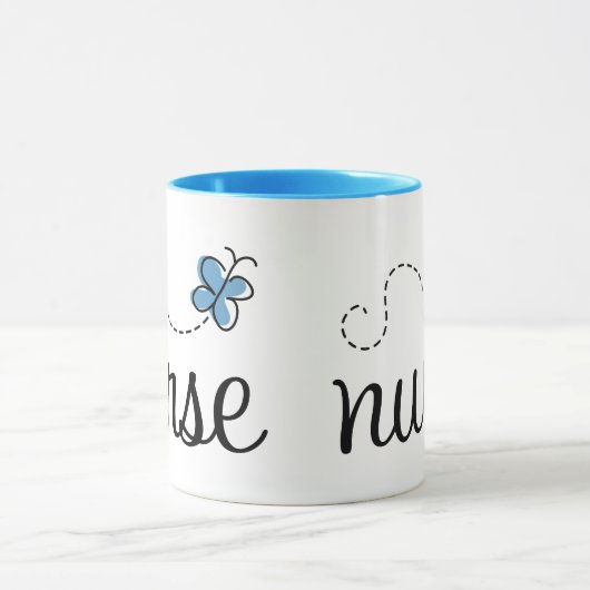  blauwe zure Mok (Midden)