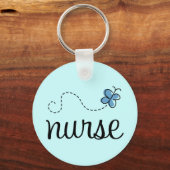 blauwe zure Sleutelhanger (Voorkant)