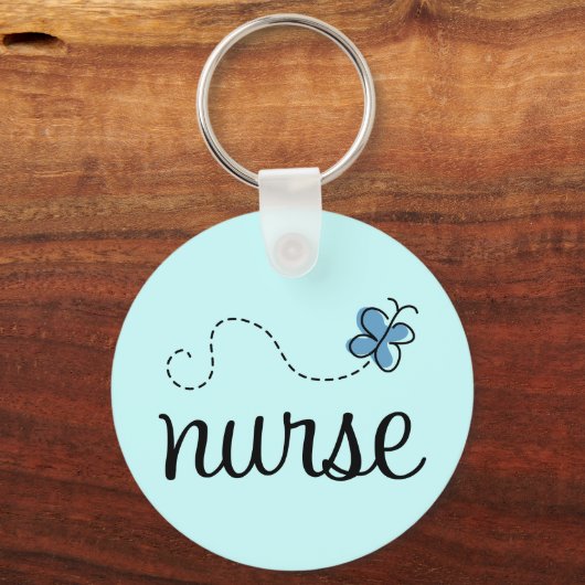 blauwe zure Sleutelhanger (Voorkant)