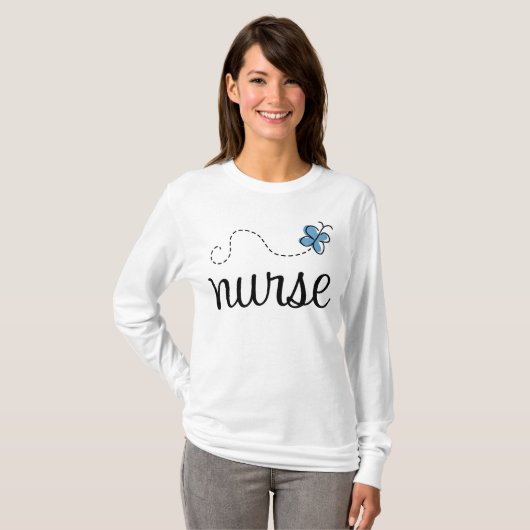  blauwe zuster T-shirt (Voorkant volledig)