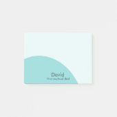 Blauwe zwammen homeschool vader post-it® notes (Voorkant)