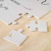 Blauwe zwangerschap aankondiging kleine pompoen pu legpuzzel (Zijkant)