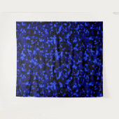 Blauwe zwarte Camouflage Wandkleed (Voorkant (horizontaal))
