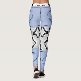 blauwe zwarte legging lang tiener