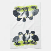 Blauwe Zweedse Eendjes Theedoek (Verticaal)