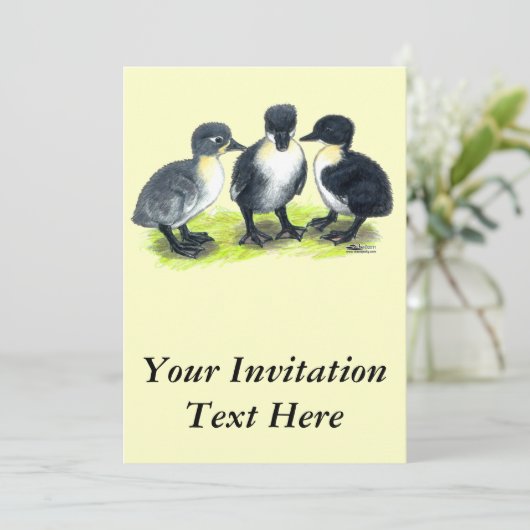 Blauwe Zweedse kuipen Kaart (Staand voorkant)