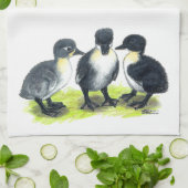 Blauwe Zweedse kuipen Theedoek (Gevouwen)