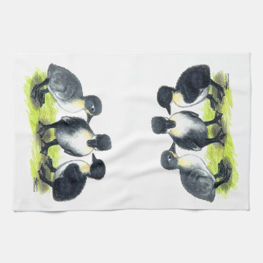 Blauwe Zweedse kuipen Theedoek (Horizontaal)