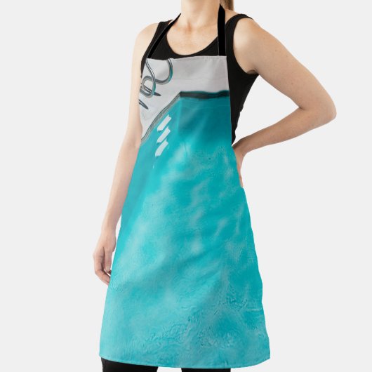 Blauwe zwembad schort (Insitu)