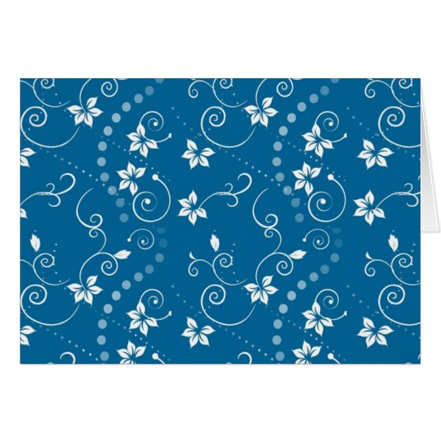 Blauwe Zwemelbloemen (Voorkant Horizontaal)