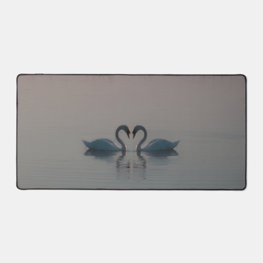Blauwe zwemmen bureaumat (Voorkant)