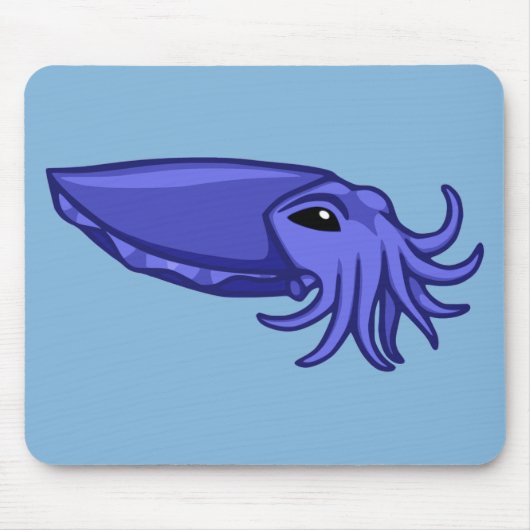 Blauwe zwemvis muismat (Voorkant)