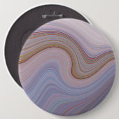 Blauwe zwenkzucht ronde button 6,0 cm (Voorkant /achterkant)