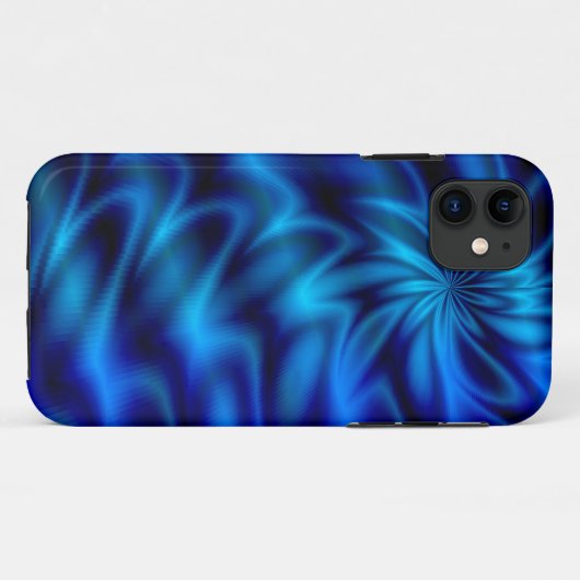 Blauwe zwijn Case-Mate iPhone case (Achterkant (horizontaal))