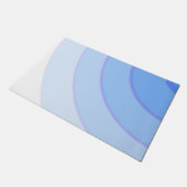 Blauwe zwijn deurmat (Schuin)