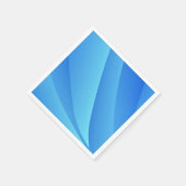 Blauwe zwijn servet (Hoek)