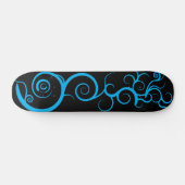 Blauwe zwijn skateboard (Horizontaal)