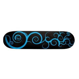 Blauwe zwijn skateboard