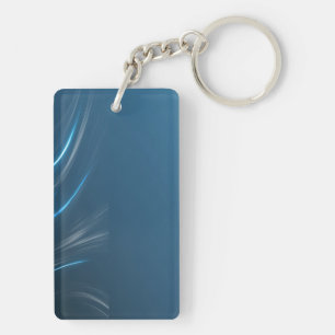 Blauwe zwijn sleutelhanger