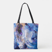 Blauwe zwijn tote bag (Achterkant)