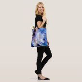 Blauwe zwijn tote bag (Op model)