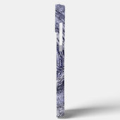 Blauwe zwijn V Case-Mate iPhone Case (Achterkant / Links)