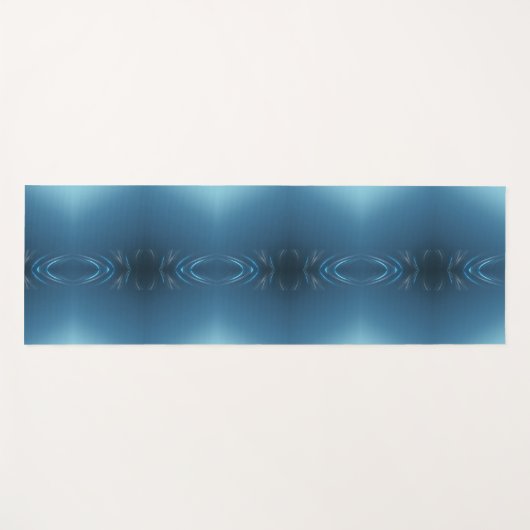 Blauwe zwijn yogamat (Voorkant (horizontaal))